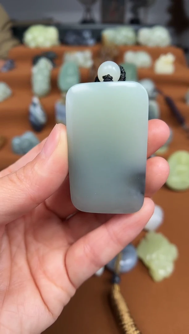 【闪购商品】和田玉颈饰未镶嵌平安牌