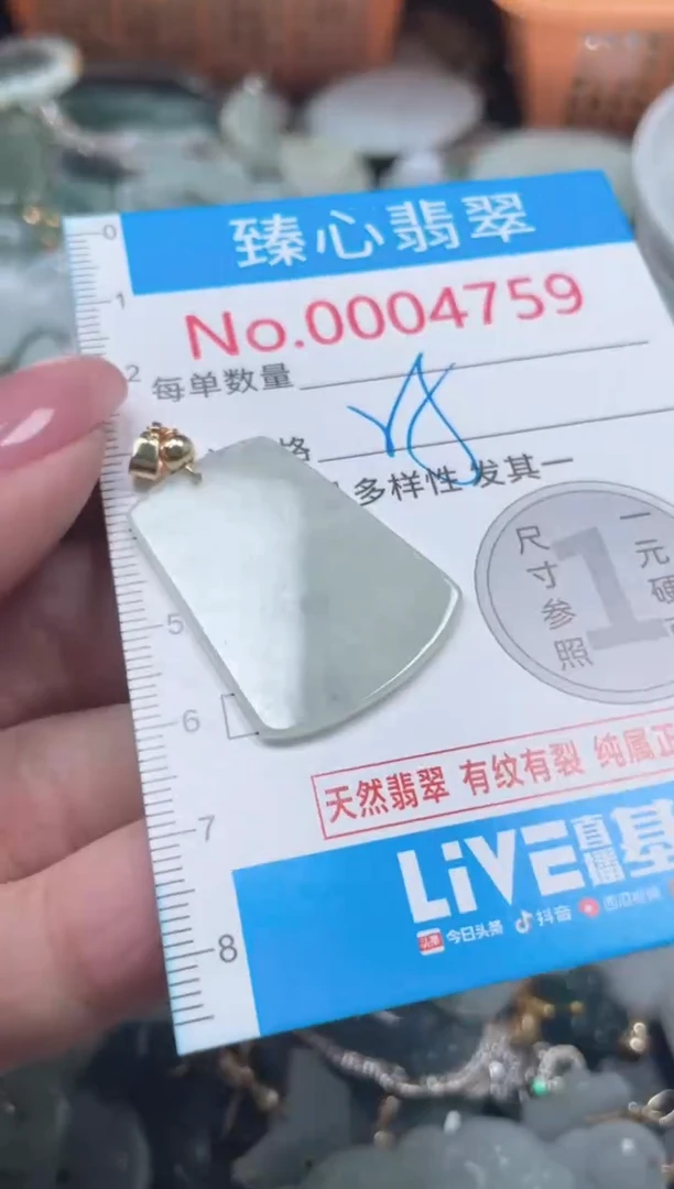 颈饰未镶嵌翡翠4759