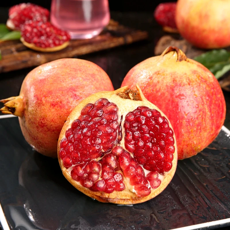 【乐乐推荐】四川会理突尼斯软籽石榴 香甜多汁 应季新鲜水果