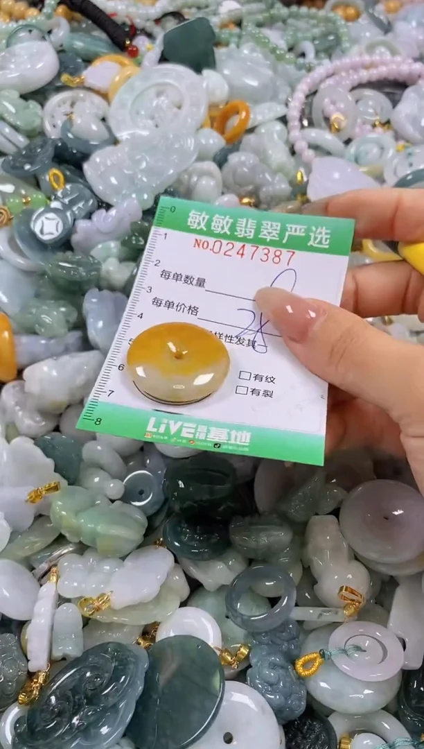 翡翠未镶嵌颈饰闪购0247387