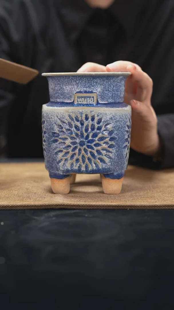 9-23-071花盆口径7-7.5瑕