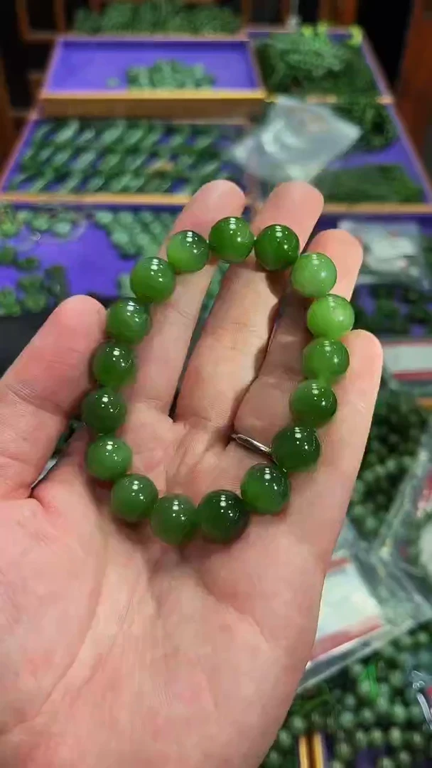 手链未镶嵌和田玉俄料手串卡12