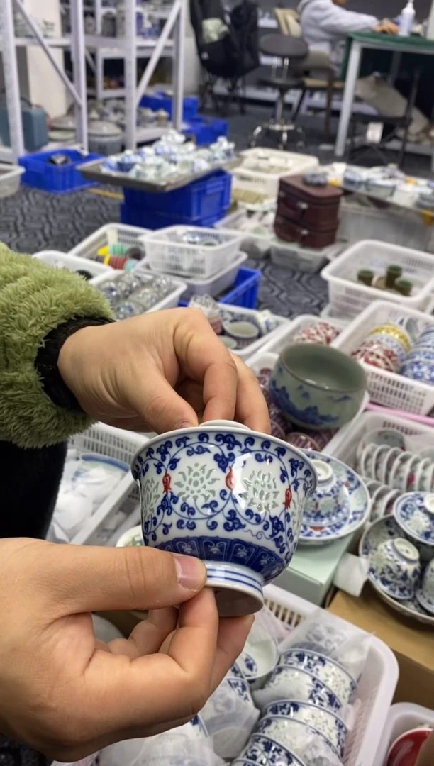 摆件陶景德陶瓷茶具容量约140