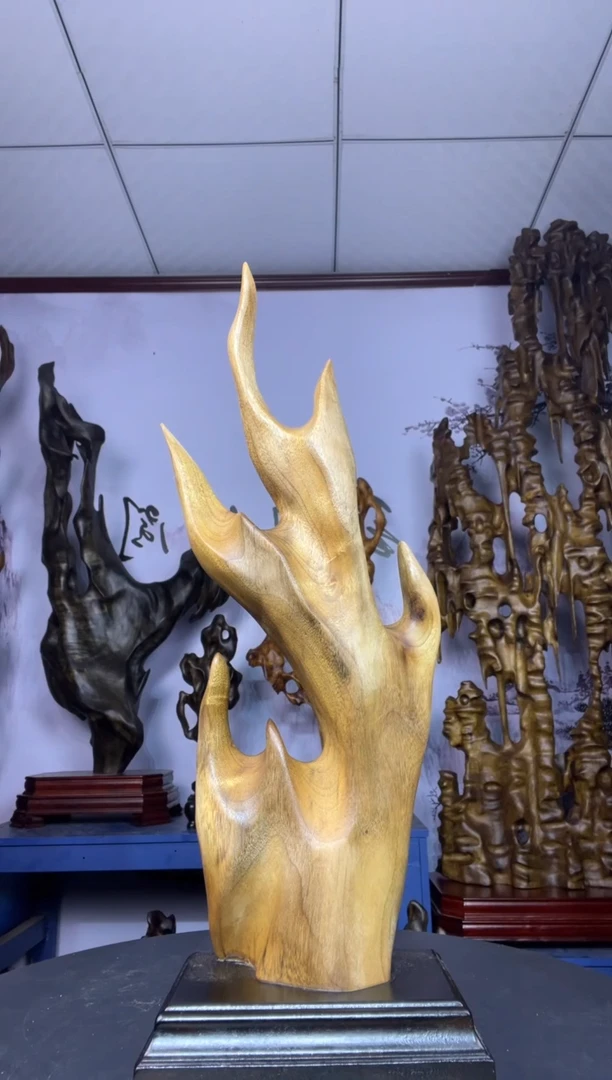 金丝楠木雕款宝****享金丝楠木工艺品摆件