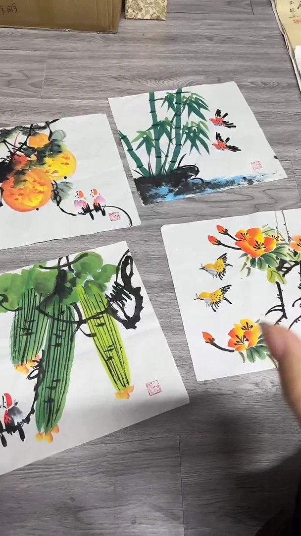 手绘国画欣赏鉴赏99999