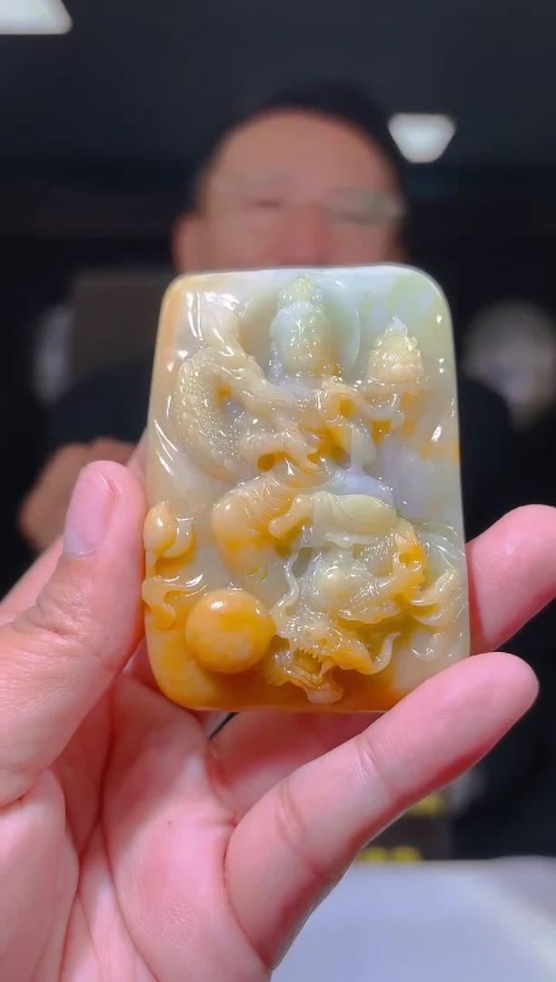 未镶嵌定制翡翠12/1020/L/发其一件/虚空藏