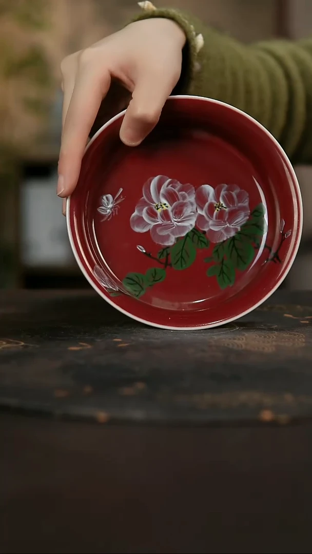 景德镇陶瓷杯碗柴烧多人