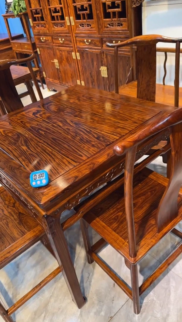 木方桌螺穗木艺一物一拍