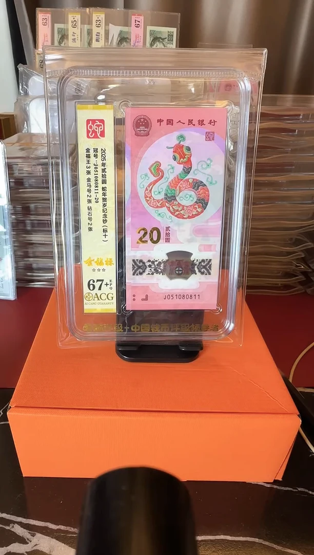 塑料2025 蛇钞爱藏标十 如图