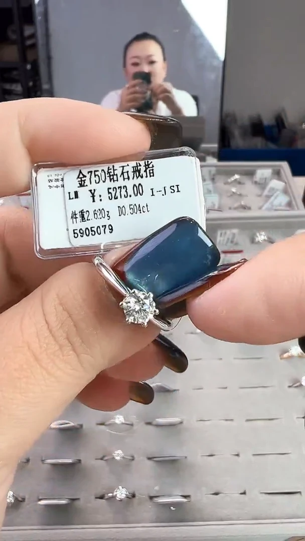 18K金镶嵌戒指/指环钻石星哥臻选【全新品牌天然真金真钻】