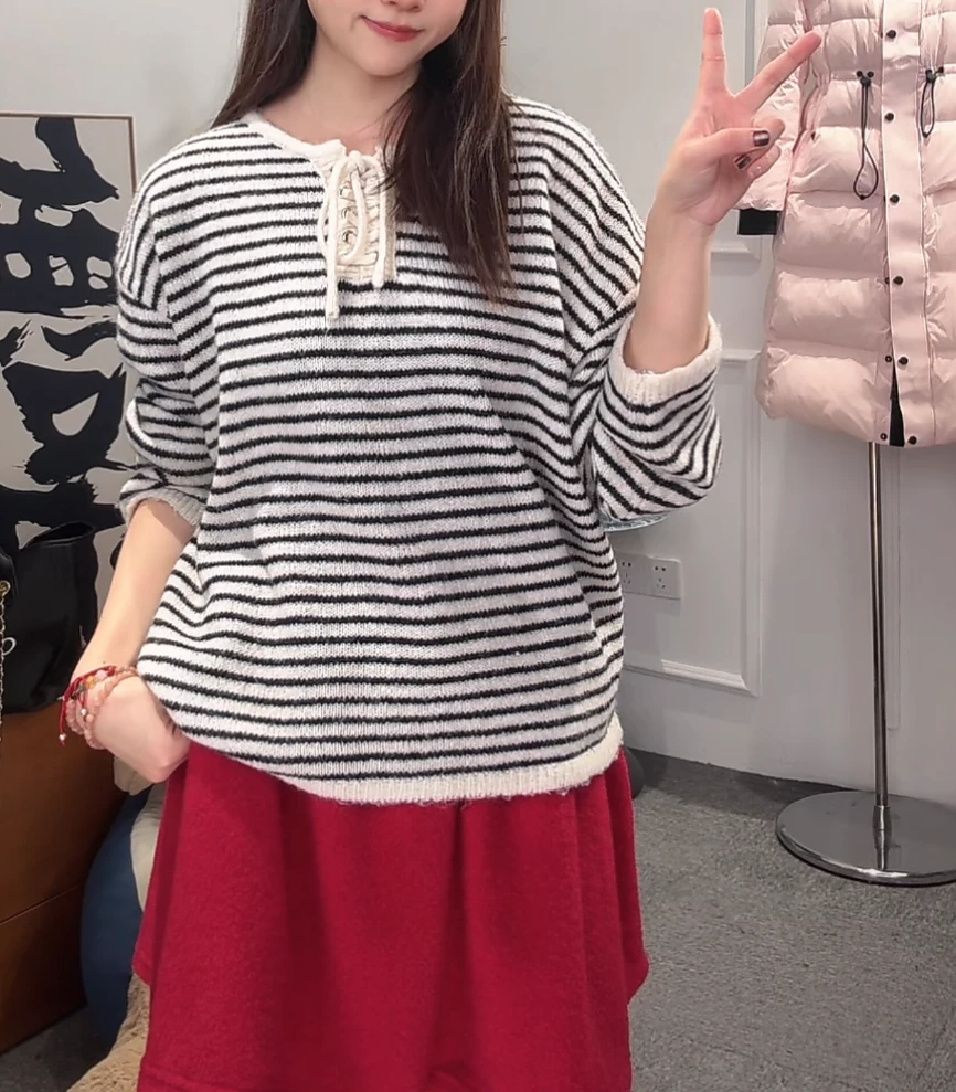 【壹壹专属】时尚休闲百搭宽松毛衣MY2707