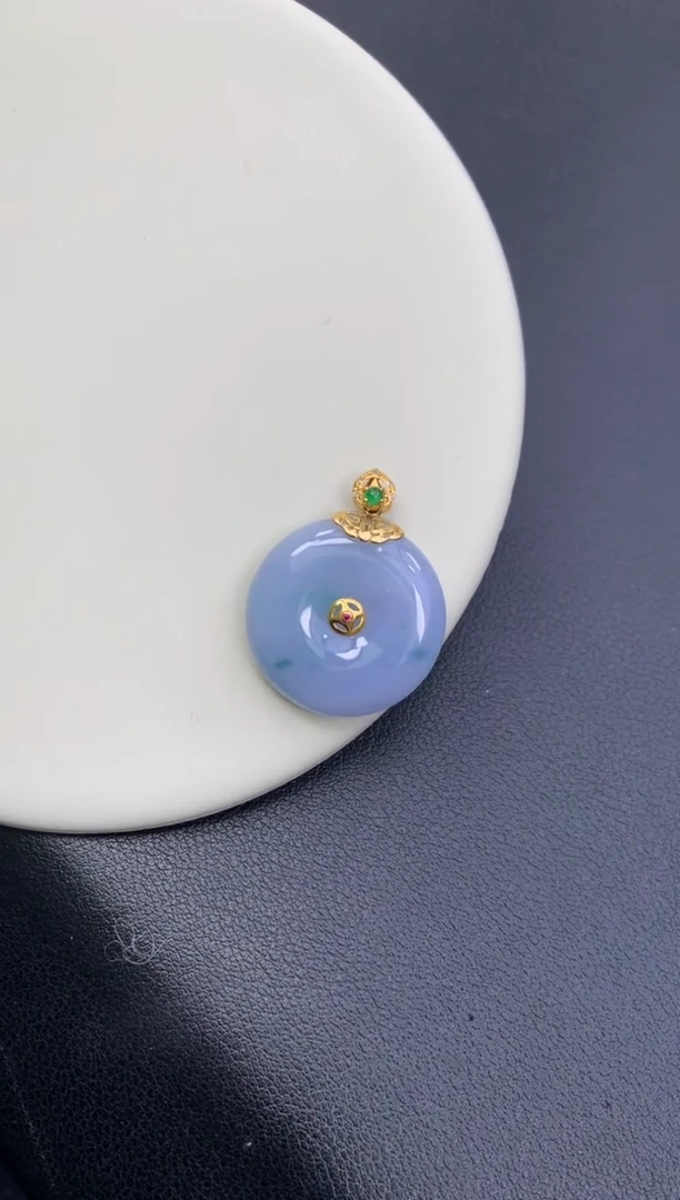 18K金镶嵌定制翡翠48小时鉴赏期 退货不扣服务费