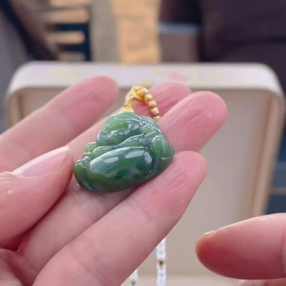 【玉经纶】200586/HQ19-和田玉吊坠-多样性发其一