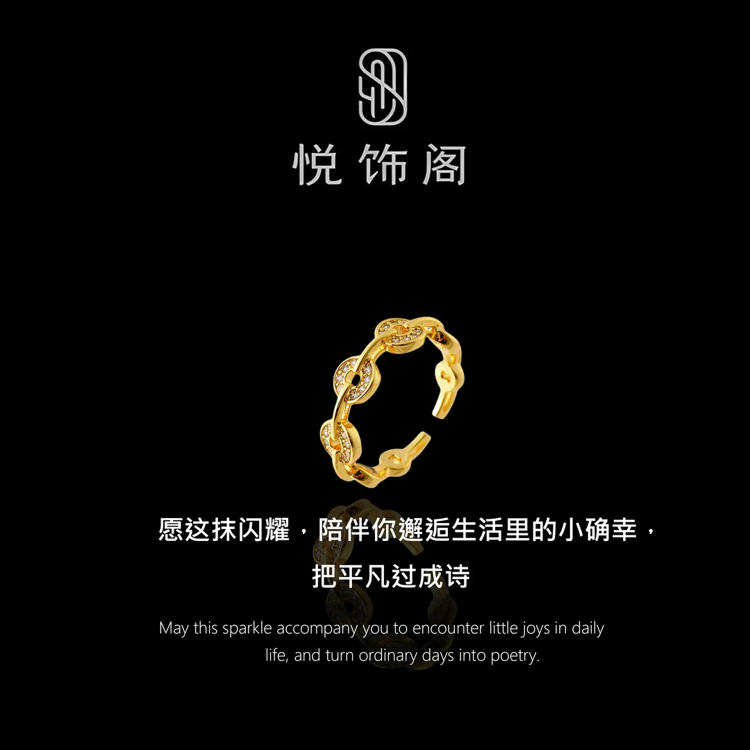 合金戒指 YSG戒指 复古钱币戒指