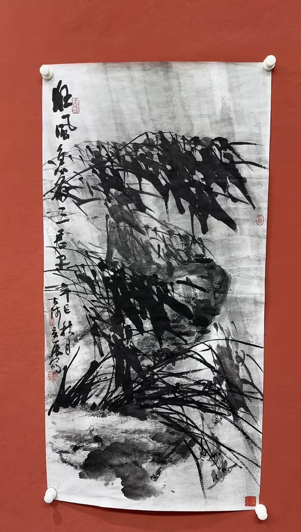 国画y天津人美-张立辰8平尺花鸟作品