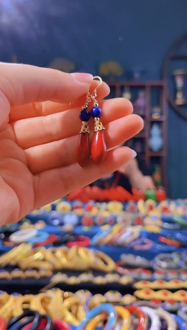 【闪购商品】非遗绝技 素漆耳环