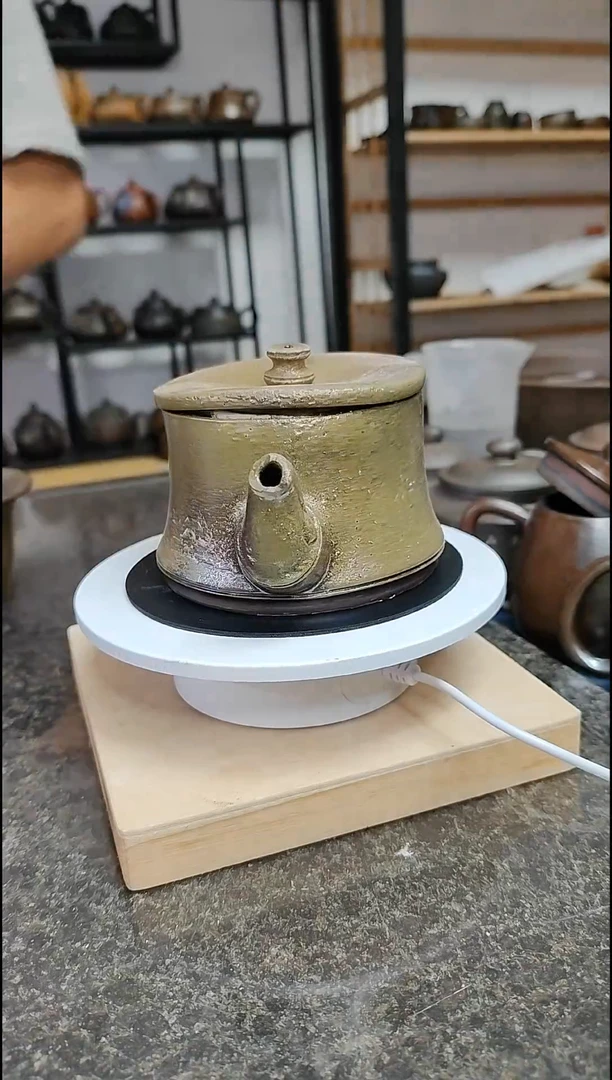 艺术陶 烧塌茶壶 介意勿拍 瑕疵