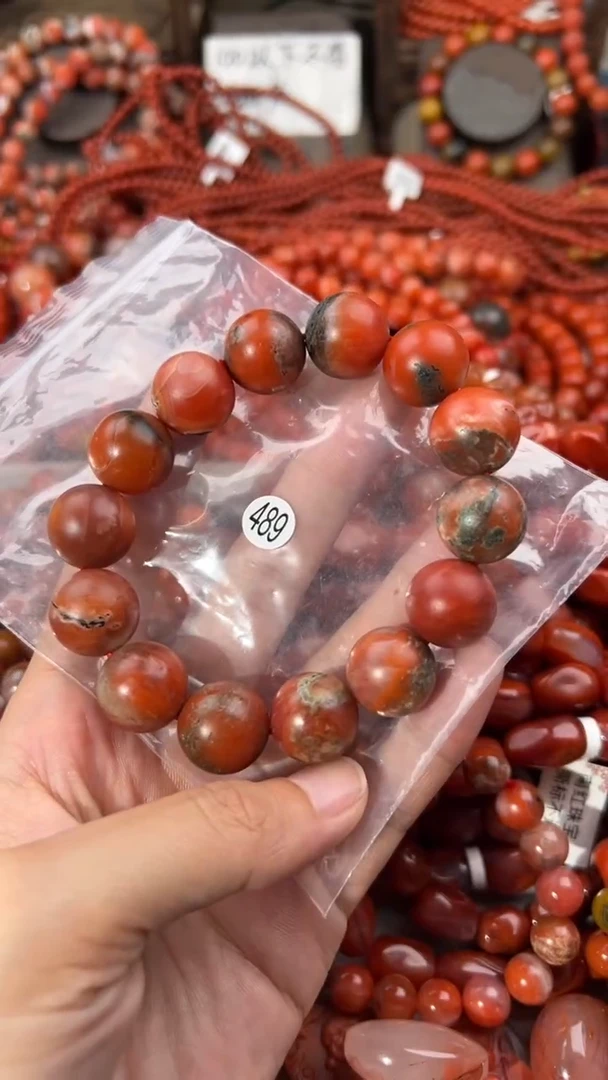 南红玛瑙手串未镶嵌16