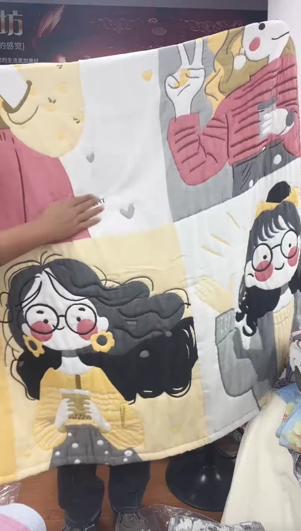 貂毛810单人泡芙被