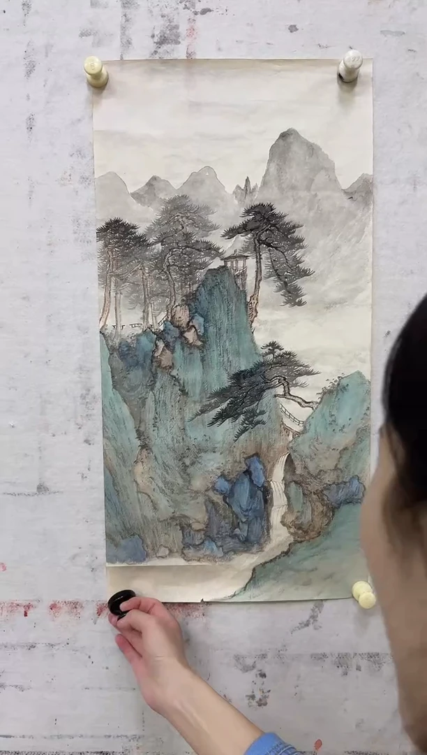 国画Z天津人美-黎秋果老师--1.5平尺国画