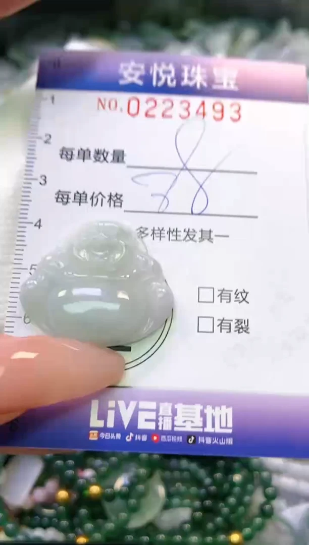 翡翠未镶嵌颈饰闪购0223493