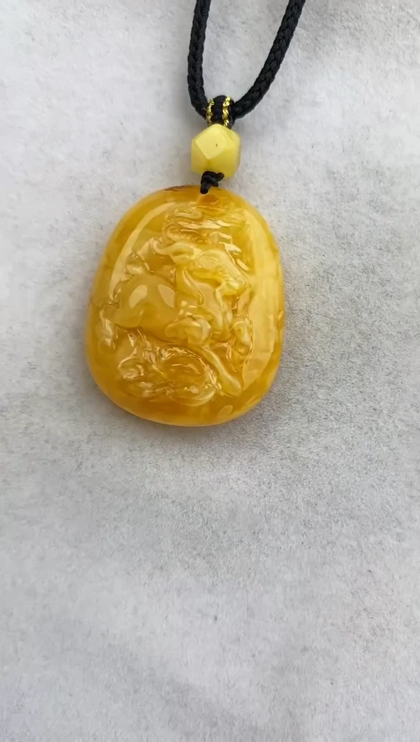 未镶嵌琥珀裸石10716029-吊坠