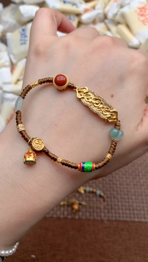 银S925镶嵌挂件翡翠圈口14-18自行备注 默认发16多样性发一个