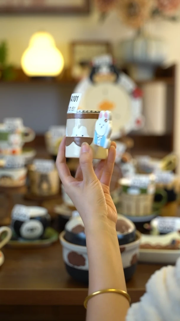 摆件A101 阿满屋手工手作陶瓷