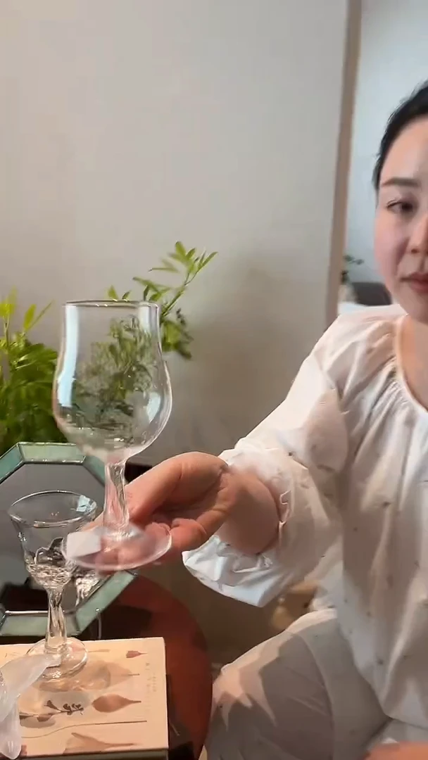 茶道摆件0000高脚杯气泡3978