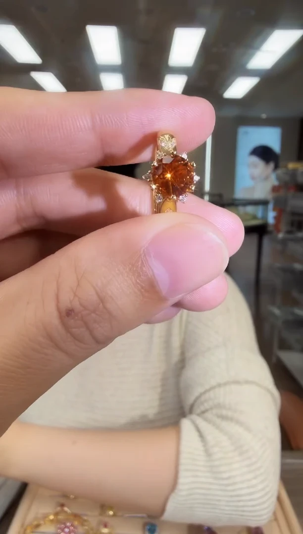 银S925镶嵌戒指水晶09