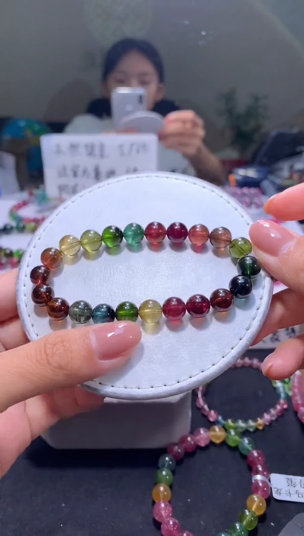 未镶嵌手串碧玺A47【天然碧玺】