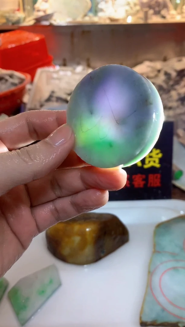 颈饰未镶嵌翡翠0朗0翡翠珠宝912