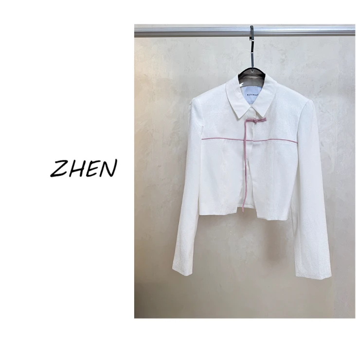 【ZHEN】25K00990 2025新款外套气质时尚百搭休闲设计师女款