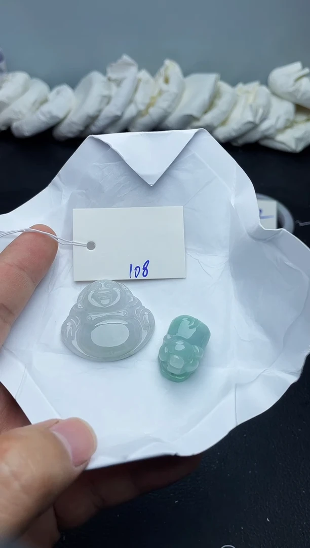 未镶嵌手镯翡翠108