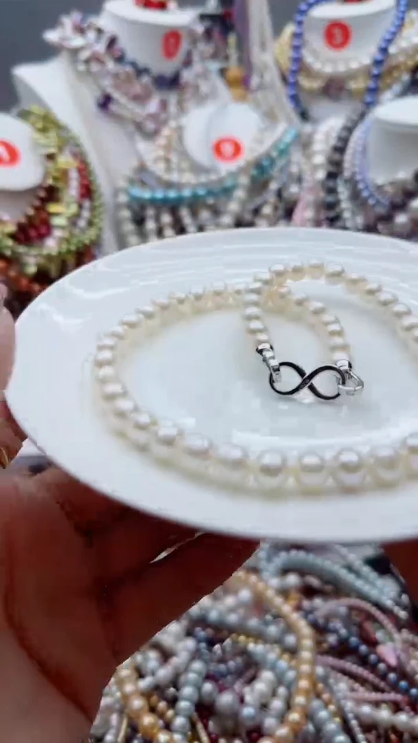 淡水珍珠未镶嵌颈饰1