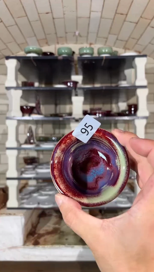 摆件精品窑变钧瓷茶器