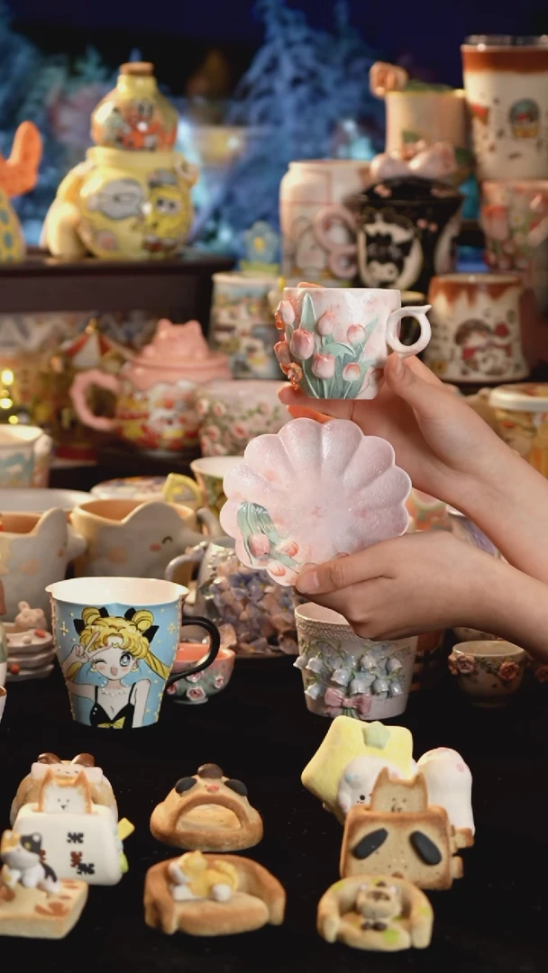 其他陶景德镇釉下彩手绘设计师款陶瓷