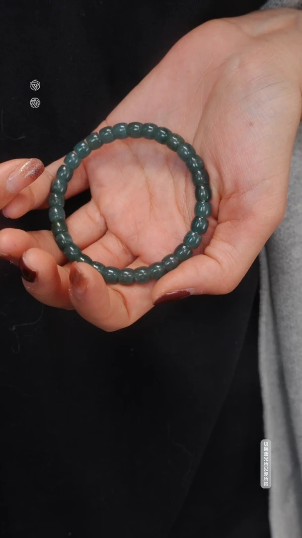 【闪购商品】翡翠手链未镶嵌天然原矿危地马拉翡翠手串