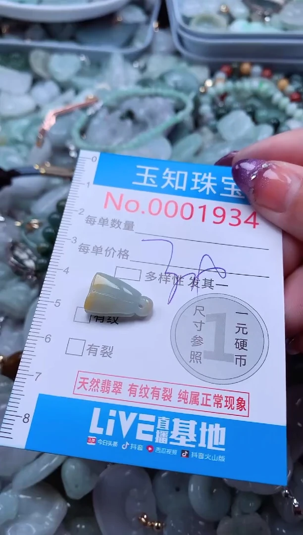 翡翠未镶嵌吊坠(不含链)1934