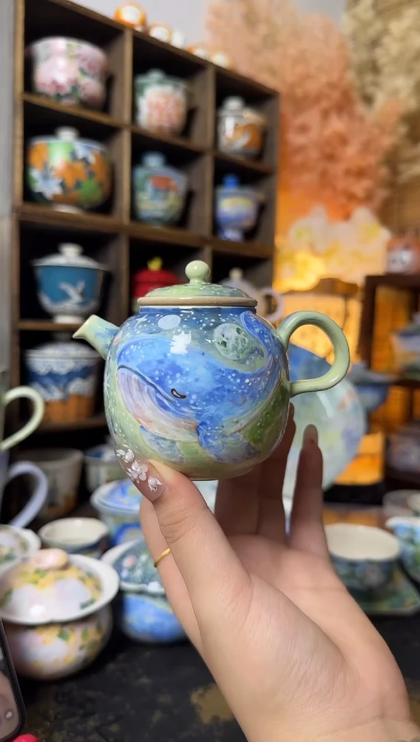 石一鲸途星梦泡茶壶