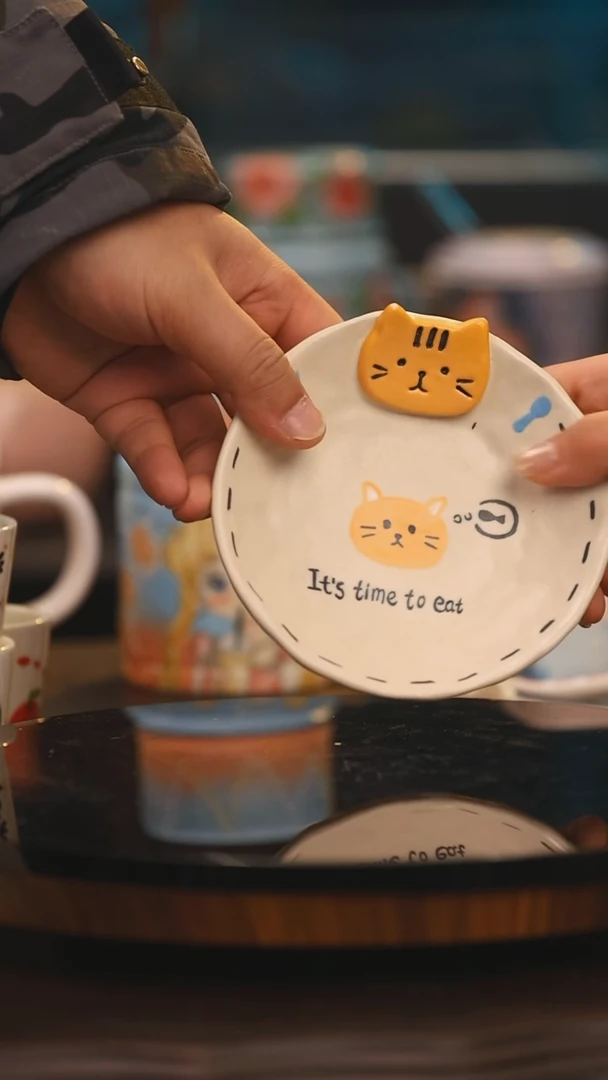 【闪购商品】杯子景德镇设计师釉下彩绘陶瓷