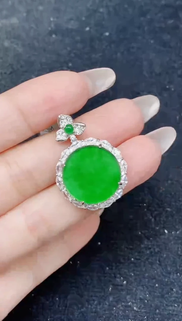 颈饰未镶嵌翡翠天然A货翡翠 保A保真（多样性发其一）
