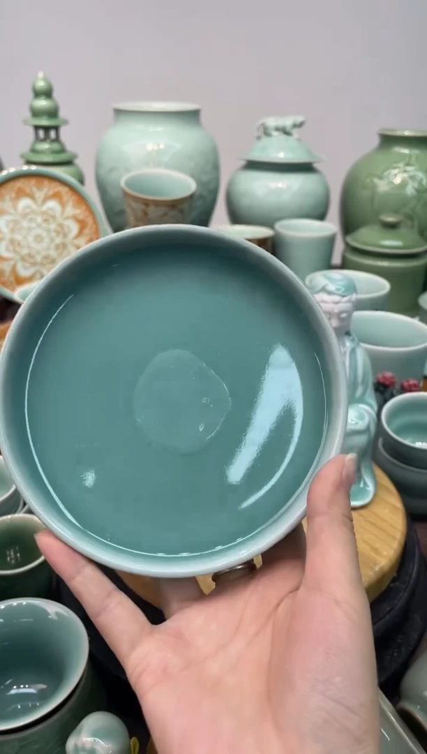 特价福利 微瑕 慧仙青瓷