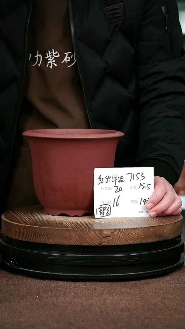 紫砂花盆花卉园艺微瑕7153