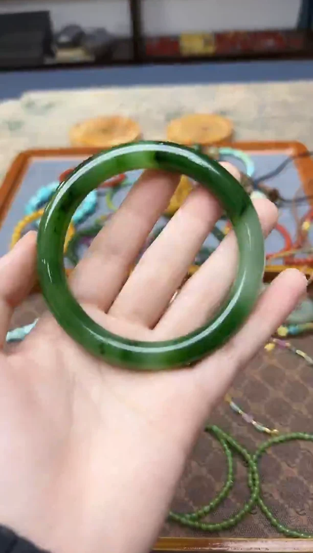 未镶嵌手镯和田玉和田玉手镯59#YR