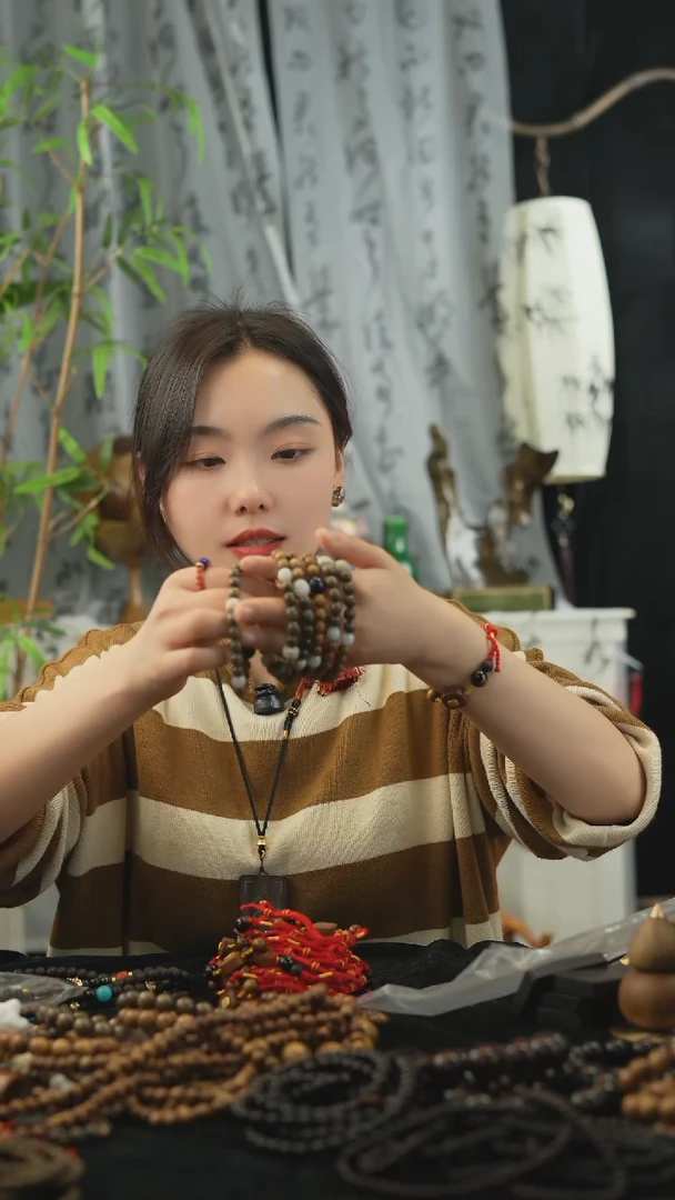 【闪购商品】金丝楠手串/手链九星揽月原创设计款