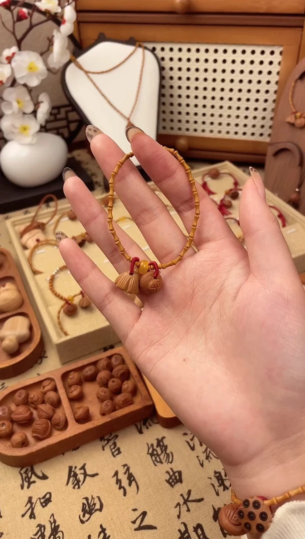 竹节手串一物一拍好运连连款