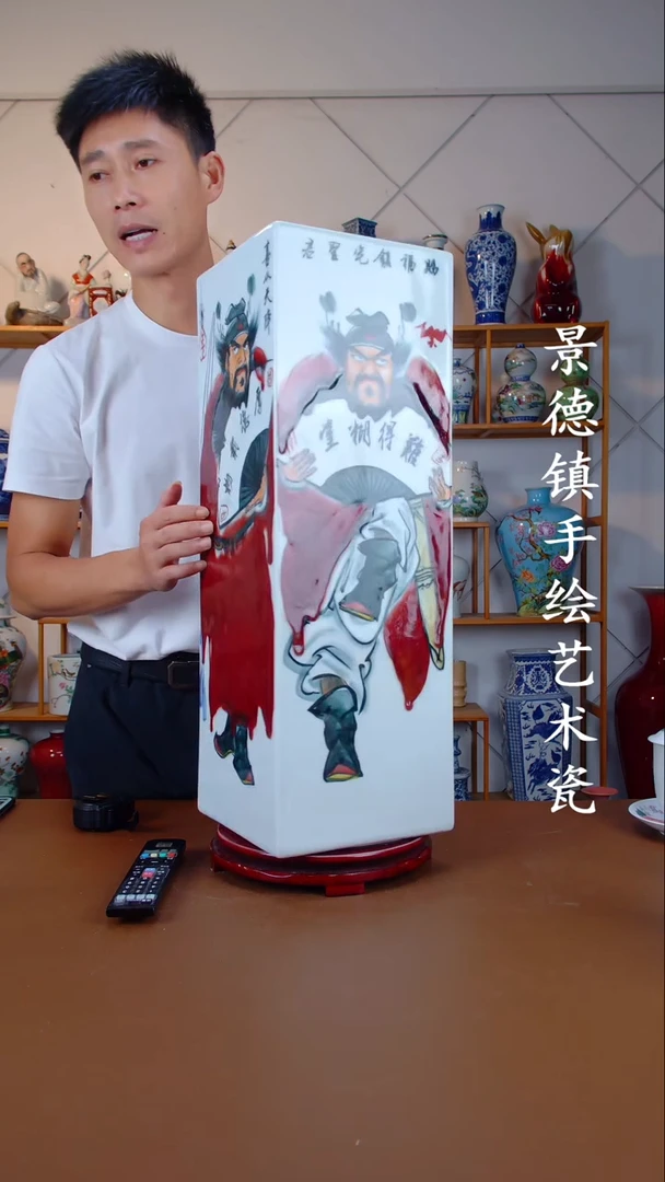 现代景德镇手工手绘陶瓷摆件65