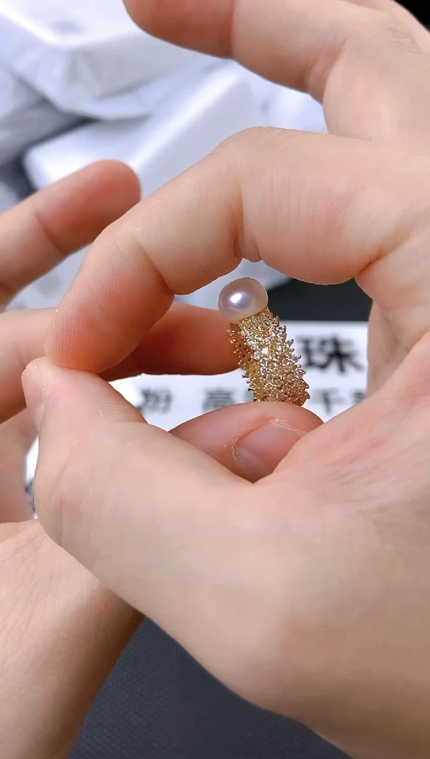 未镶嵌耳饰淡水珍珠jz1022