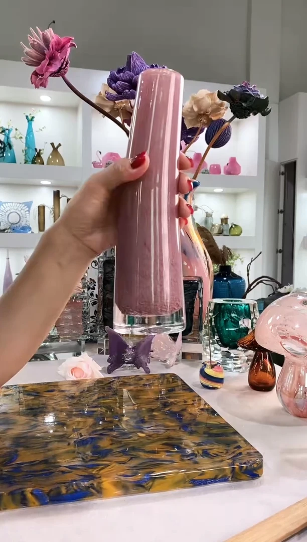 慕忆家手作琉璃花瓶
